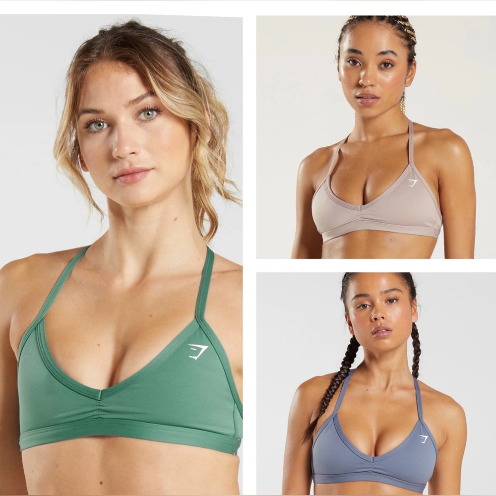 GYMSHARK minimal sports bra bundle